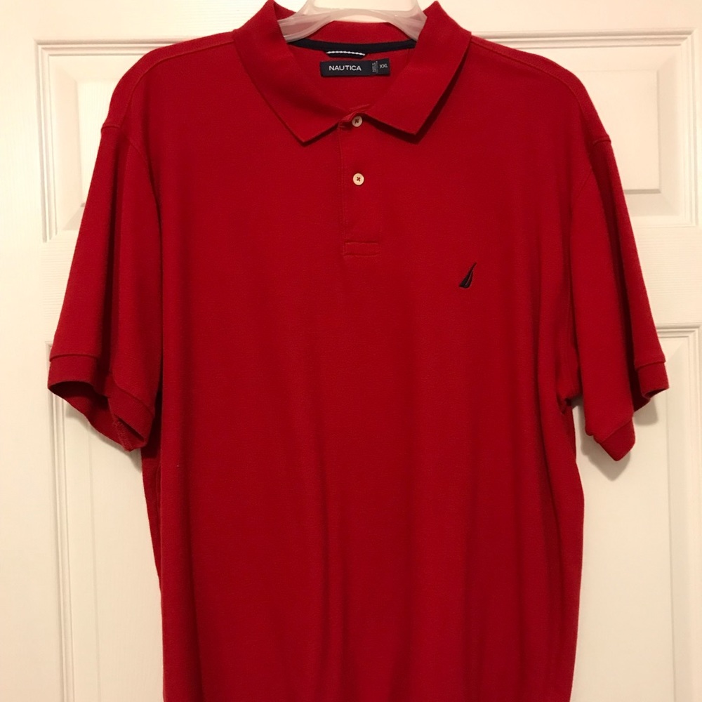 Nautica Men’s 2X Red Polo Shirt